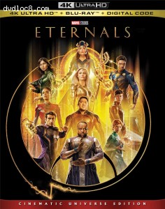 Cover Image for 'Eternals [4K Ultra HD + Blu-ray + Digital]'