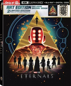 Eternals (Target Exclusive Art Edition) [4K Ultra HD + Blu-ray + Digital] Cover