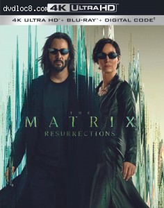 Cover Image for 'Matrix Resurrections, The [4K Ultra HD + Blu-ray + Digital]'