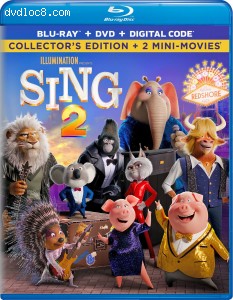 Sing 2 (Collector's Edition) [Blu-ray + DVD + Digital] Cover