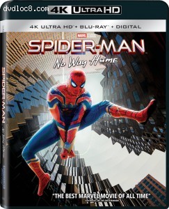Cover Image for 'Spider-Man: No Way Home [4K Ultra HD + Blu-ray + Digital]'