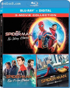 Cover Image for 'Spider-Man 3-Movie Collection [Blu-ray + Digital]'