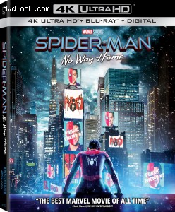 Spider-Man: No Way Home (Wal-Mart Exclusive) [4K Ultra HD + Blu-ray + Digital] Cover