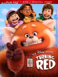 Turning Red (Disney Movie Club Exclusive) [Blu-ray + DVD + Digital] Cover