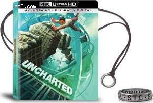 Cover Image for 'Uncharted (SteelBook) [4K Ultra HD + Blu-ray + Digital]'
