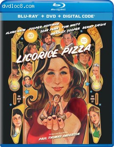Cover Image for 'Licorice Pizza [Blu-ray + DVD + Digital]'