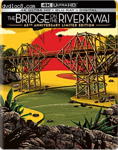 Cover Image for 'Bridge on the River Kwai, The (SteelBook, 65th Anniversary Limited Edition) [4K Ultra HD + Blu-ray + Digital]'