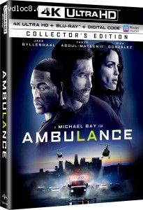 Cover Image for 'Ambulance (Collector's Edition) [4K Ultra HD + Blu-ray + Digital]'