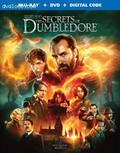 Fantastic Beasts: The Secrets of Dumbledore [Blu-ray + DVD + Digital] Cover