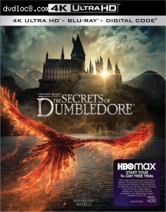 Fantastic Beasts: The Secrets of Dumbledore (Target Exclusive with HBO Max Trial) [4K Ultra HD + Blu-ray + Digital] Cover