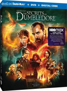 Fantastic Beasts: The Secrets of Dumbledore (Target Exclusive with HBO Max Trial) [Blu-ray + DVD + Digital] Cover