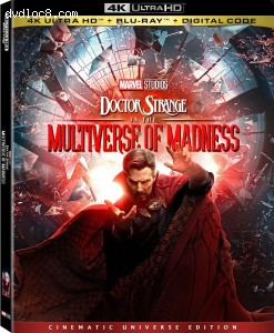 Cover Image for 'Doctor Strange in the Multiverse of Madness (Cinematic Universe Edition) [4K Ultra HD + Blu-ray + Digital]'