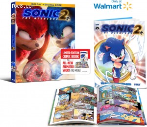 Sonic the Hedgehog 2 (Wal-Mart Exclusive) [Blu-ray + Digital] Cover
