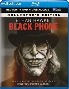 Cover Image for 'Black Phone, The (Collector's Edition) [Blu-ray + DVD + Digital]'