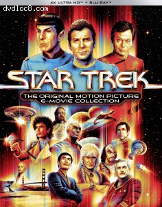 Cover Image for 'Star Trek: The Original Motion Picture 6-Movie Collection [4K Ultra HD + Blu-ray + Digital]'