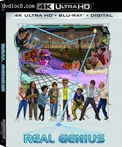 Cover Image for 'Real Genius [4K Ultra HD + Blu-ray + Digital]'