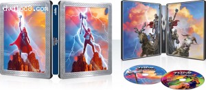 Thor: Love and Thunder (Best Buy Exclusive SteelBook) [4K Ultra HD + Blu-ray + Digital] Cover