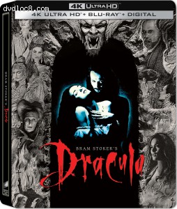 Cover Image for 'Bram Stoker's Dracula (SteelBook, 30th Anniversary)  [4K Ultra HD + Blu-ray + Digital HD]'