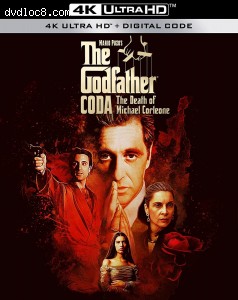 Cover Image for 'The Godfather, Coda: The Death of Michael Corleone [4K Ultra HD + Digital]'