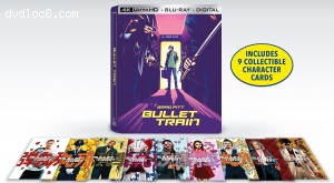 Cover Image for 'Bullet Train (SteelBook) [4K Ultra HD + Blu-ray + Digital]'