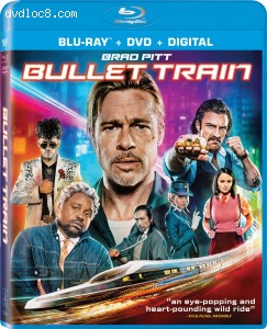 Bullet Train [Blu-ray + DVD + Digital] Cover