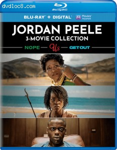 Jordan Peele 3-Movie Collection: Nope / Us / Get Out [Blu-ray + Digital] Cover