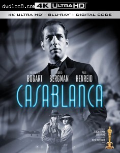 Cover Image for 'Casablanca (80th Anniversary Edition) [4K Ultra HD + Blu-ray + Digital]'