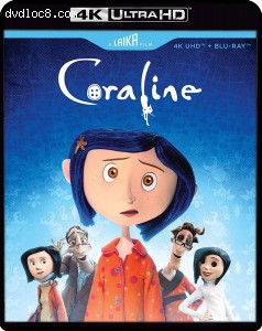 Cover Image for 'Coraline [4K Ultra HD + Blu-ray]'