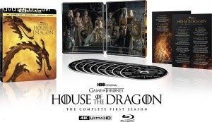 House of the Dragon: The Complete First Season (SteelBook) [4K Ultra HD + Blu-ray + Digital] Cover