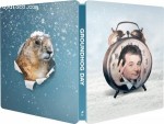 Cover Image for 'Groundhog Day (30th Anniversary Edition SteelBook) [4K Ultra HD + Blu-ray + Digital]'