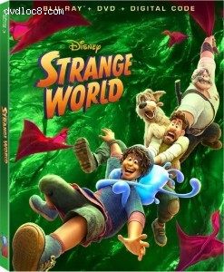 Cover Image for 'Strange World [Blu-ray + DVD + Digital]'