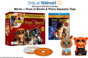 Puss in Boots: The Last Wish (Walmart Exclusive Limited Edition Gift Set) [Blu-ray + DVD + Digital] Cover