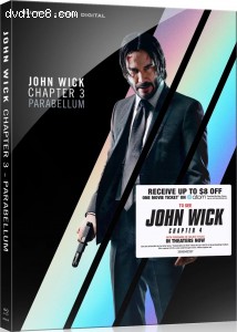 John Wick: Chapter 3 Parabellum (Wal-Mart Exclusive) [Blu-ray + DVD + Digital] Cover