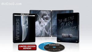 Cover Image for 'Scream (Limited-Edition SteelBook) [4K Ultra HD + Blu-ray + Digital]'
