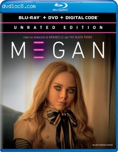 Cover Image for 'M3GAN (Unrated Edition) [Blu-ray + DVD + Digital]'