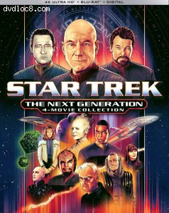 Cover Image for 'Star Trek: The Next Generation Motion Picture Collection [4K Ultra HD + Blu-ray + Digital]'