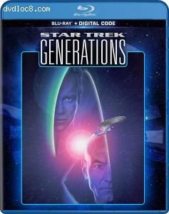 Cover Image for 'Star Trek: Generations (Remastered) [Blu-ray + Digital]'