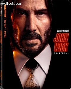 Cover Image for 'John Wick: Chapter 4 [4K Ultra HD + Blu-ray + Digital]'
