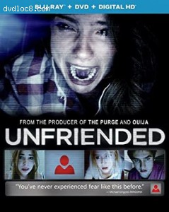 Unfriended (Blu-Ray + DVD + Digital) Cover