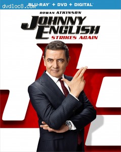 Johnny English Strikes Again (Blu-Ray + DVD + Digital) Cover