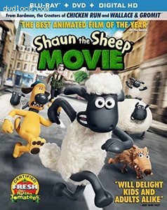 Shaun the Sheep Movie (Blu-Ray + DVD + Digital) Cover