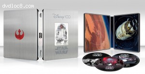 Star Wars: Episode IV - A New Hope (Best Buy Exclusive Disney 100 SteelBook) [4K Ultra HD + Blu-ray] Cover