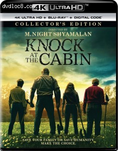 Cover Image for 'Knock at the Cabin (Collector's Edition) [4K Ultra HD + Blu-ray + Digital'