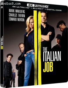 Italian Job, The (SteelBook) [4K Ultra HD + Blu-ray + Digital] Cover