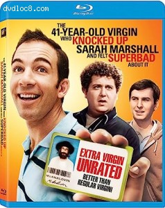 The 41-Year-Old Virgin Who Knocked Up Sarah Marshall and Felt Superbad About It (Blu-Ray) Cover