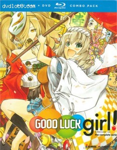 Good Luck Girl! - The Complete Series Alternate Art (Blu-ray + DVD Combo) Cover