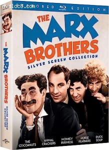 Marx Brothers Silver Screen Collection, The (Blu-Ray) Cover