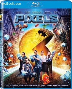 Pixels (Blu-Ray + Digital) Cover
