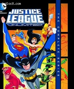 Justice League Unlimted: The Complete Series (Blu-Ray) Cover
