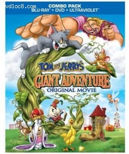 Tom and Jerry's Giant Adventure (Blu-Ray + DVD + Digital) Cover